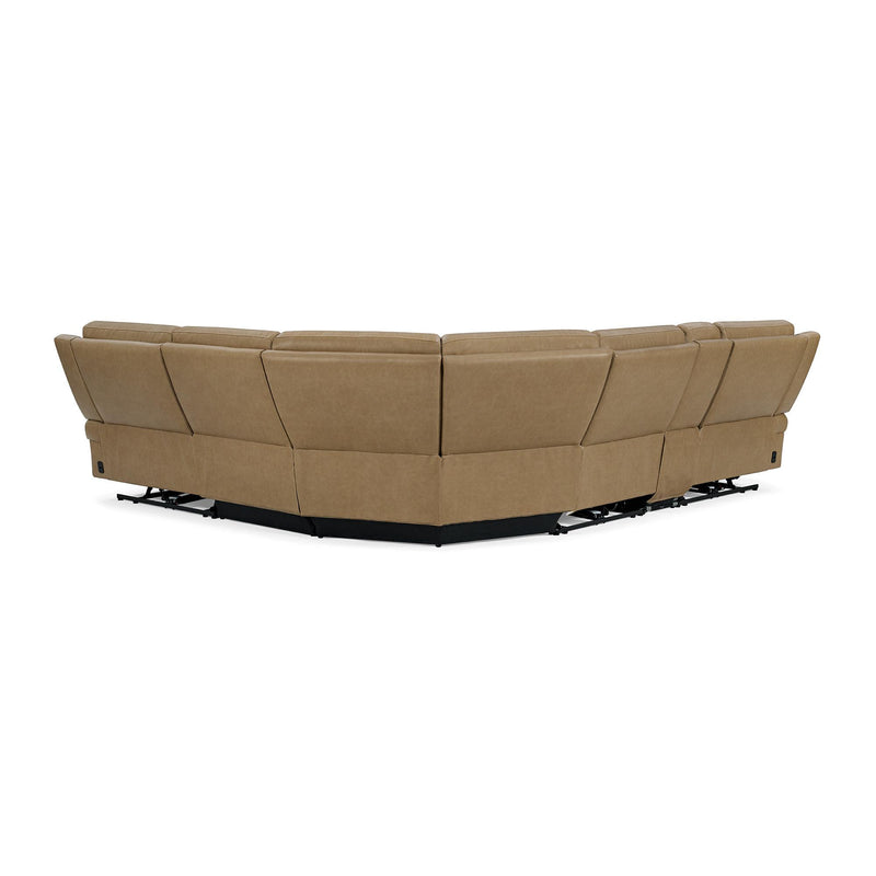 Parker Living Momentum MMTM-PACKA(HZ)-HM-CSHW Cashew 6 Piece Modular Power Reclining Sectional with Power Adjustable Headrests IMAGE 9