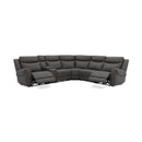 Parker Living Momentum MMTM-PACKA(HZ)-HM-DKGN Dark Granite 6 Piece Modular Power Reclining Sectional with Power Adjustable Headrests IMAGE 2