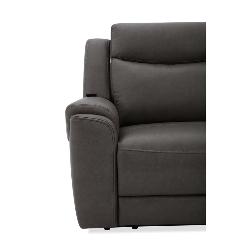 Parker Living Momentum MMTM-PACKA(HZ)-HM-DKGN Dark Granite 6 Piece Modular Power Reclining Sectional with Power Adjustable Headrests IMAGE 5