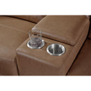 Parker Living Momentum MMTM-PACKT7(HZ)-HM-CSHW Cashew 7 Piece Modular Power Reclining Sectional with Power Adjustable Headrests IMAGE 3