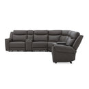 Parker Living Momentum MMTM-PACKT7(HZ)-HM-DKGN Dark Granite 7 Piece Modular Power Reclining Sectional with Power Adjustable Headrests IMAGE 3