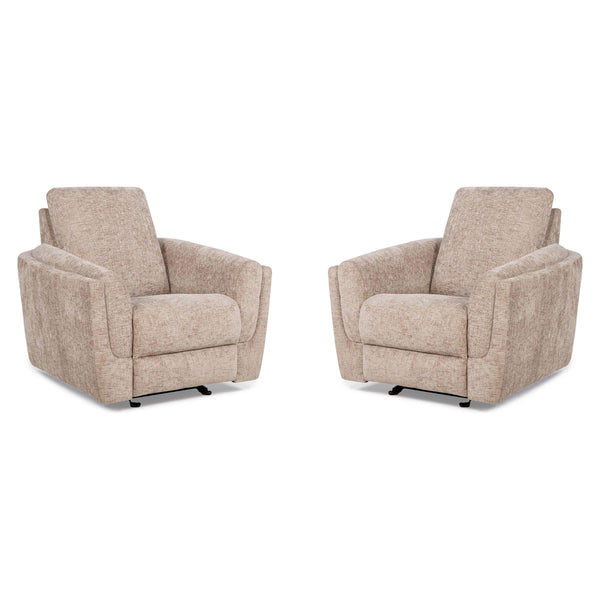 Parker Living Morehead MMHD#812GP-2-BISC Biscotti Power Glider Recliner Two Pack IMAGE 1