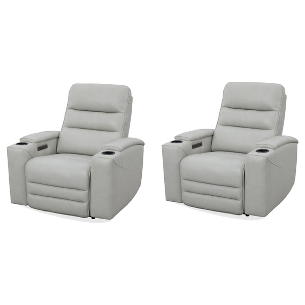 Parker Living Nexus MNEX#812PHLZ-2-STNE Stone Power Zero Gravity Recliner P3 Two Pack IMAGE 1