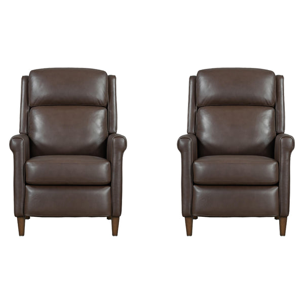 Parker Living Northfield MNFD#812-2-WNWH Walnut Whirl Manual Recliner Two Pack IMAGE 1