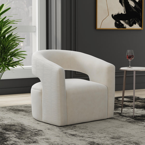 Parker Living Orbit SORB#912-ELNT Elise Natural Open Back Accent Chair IMAGE 1
