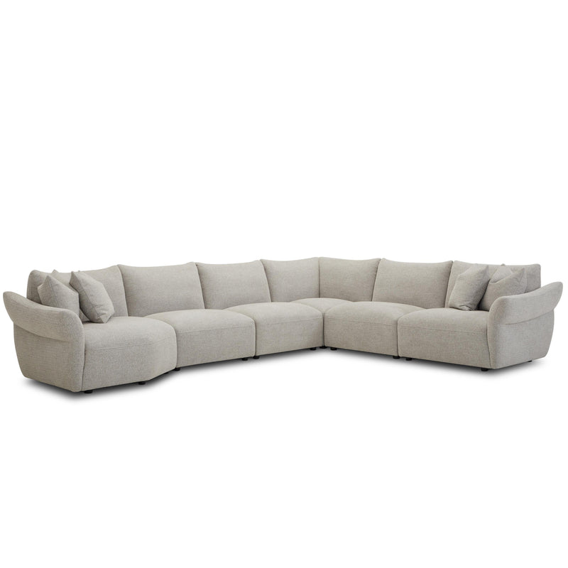 Parker Living Playful SPLA-PACK6A-CNCB Canes Cobblestone 6 Piece Modular Sectional IMAGE 2