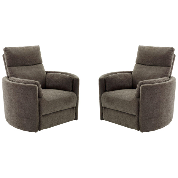 Parker Living Radius MRAD#812GSP-2-KRY Krypton Power Swivel Glider Recliner Two Pack IMAGE 1