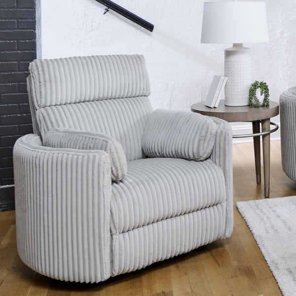 Parker Living Radius MRAD#812GSP-MGGR Mega Grey Swivel Power Glider Recliner IMAGE 1