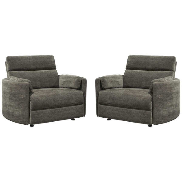 Parker Living Radius Xl MRAD#812GP-XL-2-KRY Krypton Extra Wide Power Glider Recliner Two Pack IMAGE 1