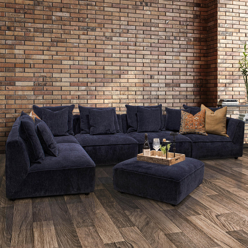 Parker Living Recess SREC-PACK5A-RPBL Reptile Blue 5 Piece Modular Sectional IMAGE 11