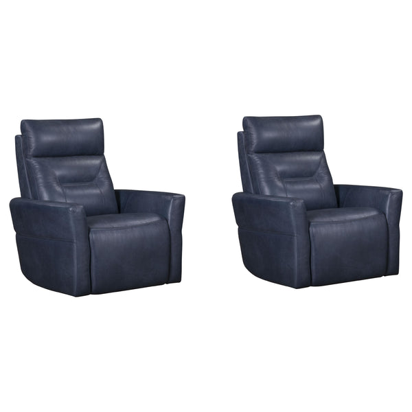Parker Living Remmington MRMG#812GSPH-2-VGNV Vintage Navy Power Swivel Glider Recliner P2 Two Pack IMAGE 1