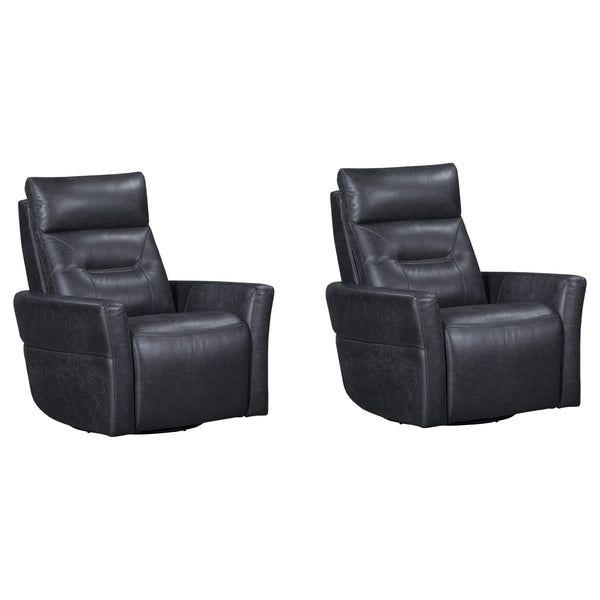 Parker Living Remmington MRMG#812GSPH-2-VGSL Vintage Slate Power Swivel Glider Recliner P2 Two Pack IMAGE 1