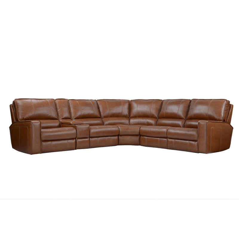 Parker Living Rockford MROC-PACKA(H)-VSA Verona Saddle 6 Piece Modular Power Reclining Sectional with Power Adjustable Headrests IMAGE 2