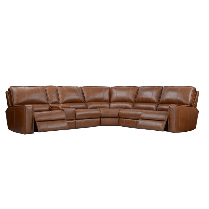 Parker Living Rockford MROC-PACKA(H)-VSA Verona Saddle 6 Piece Modular Power Reclining Sectional with Power Adjustable Headrests IMAGE 3