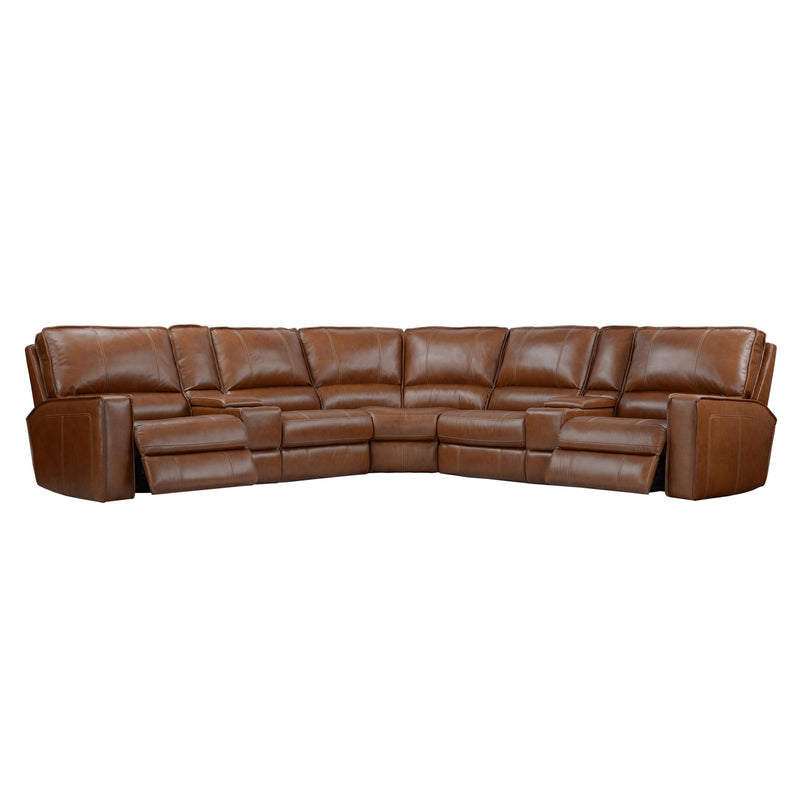 Parker Living Rockford MROC-PACKT7(H)-VSA Verona Saddle 7 Piece Modular Power Reclining Sectional with Power Adjustable Headrests IMAGE 3