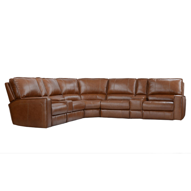 Parker Living Rockford MROC-PACKT7(H)-VSA Verona Saddle 7 Piece Modular Power Reclining Sectional with Power Adjustable Headrests IMAGE 4