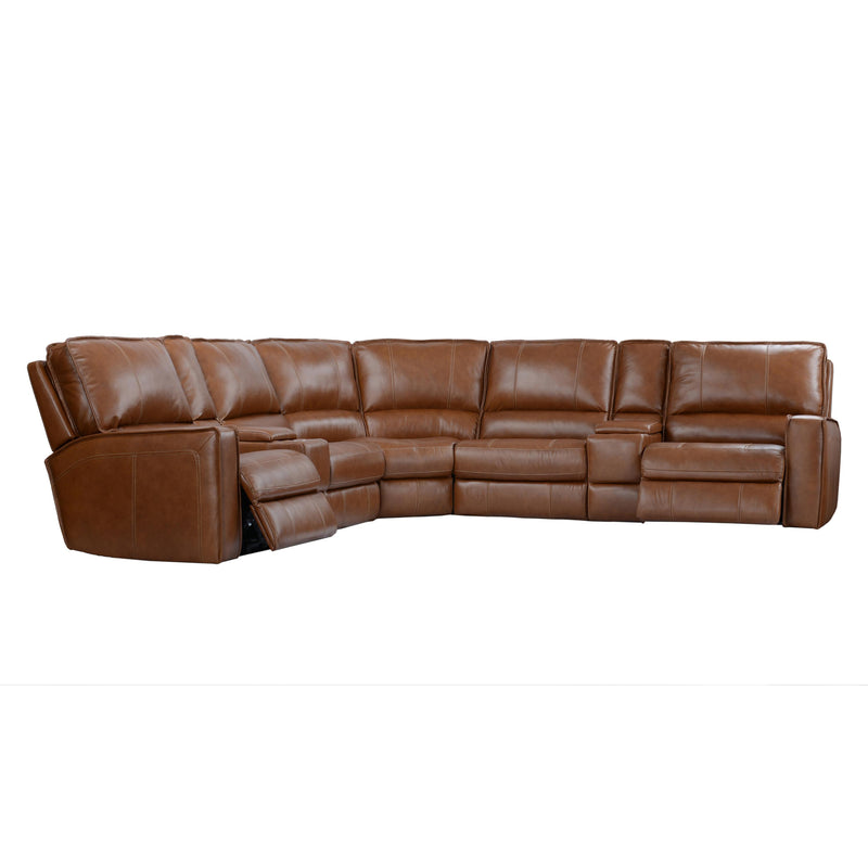 Parker Living Rockford MROC-PACKT7(H)-VSA Verona Saddle 7 Piece Modular Power Reclining Sectional with Power Adjustable Headrests IMAGE 5