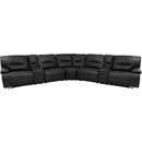 Parker Living Spartacus MSPA-PACKT7(H)-BLC Black 7 Piece Modular Power Reclining Sectional with Power Adjustable Headrests IMAGE 1