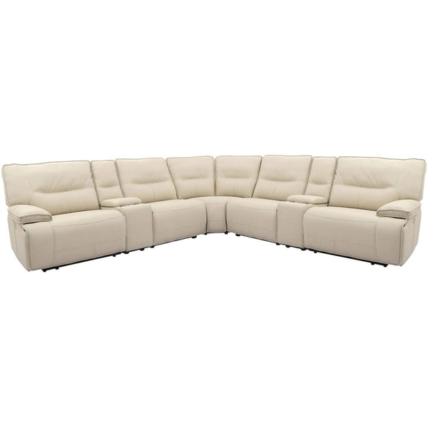 Parker Living Spartacus MSPA-PACKT7(H)-OYS Oyster 7 Piece Modular Power Reclining Sectional with Power Adjustable Headrests IMAGE 1