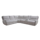 Parker Living Stellar MSTR-PACK6A(H)-BLCT Bloke Cotton 6 Piece Modular Power Reclining Sectional with Power Adjustable Headrests IMAGE 1