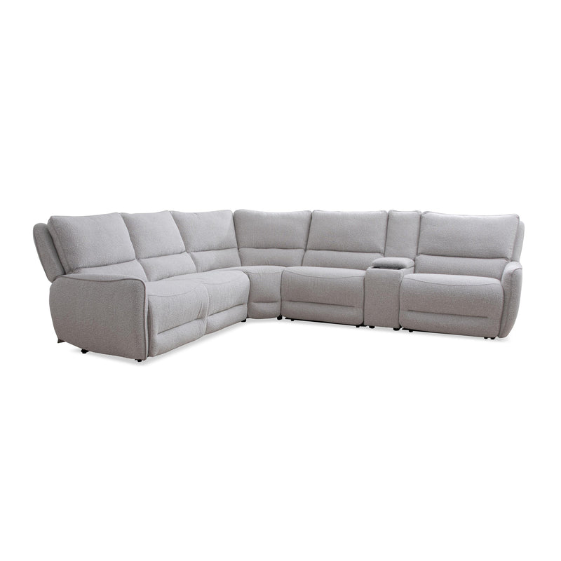 Parker Living Stellar MSTR-PACK6A(H)-BLCT Bloke Cotton 6 Piece Modular Power Reclining Sectional with Power Adjustable Headrests IMAGE 2