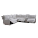 Parker Living Stellar MSTR-PACK6A(H)-BLCT Bloke Cotton 6 Piece Modular Power Reclining Sectional with Power Adjustable Headrests IMAGE 3
