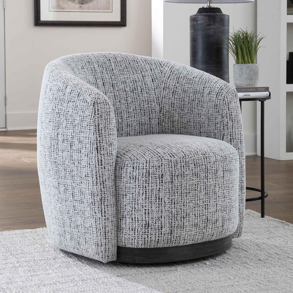 Parker Living Tatum STAT#912S-NTSH Nightshade Swivel Accent Chair IMAGE 1