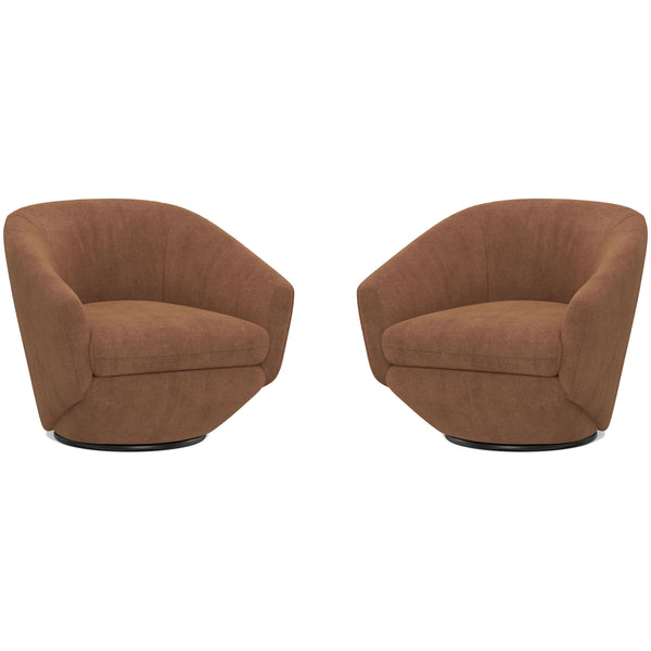 Parker Living The Twist STWI#912S-2-ELRS Elise Rust Swivel Chair Two Pack IMAGE 1