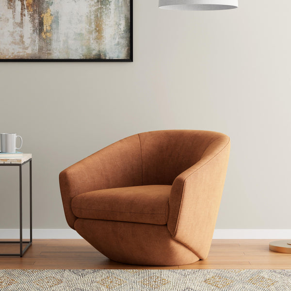 Parker Living The Twist STWI#912S-ELRS Elise Rust Swivel Chair IMAGE 1