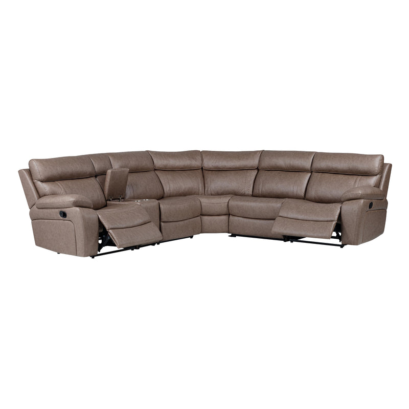 Parker Living Theon MTHE-PACKA-STOF Stokes Toffee 6 Piece Modular Manual Reclining Sectional and Entertainment Console IMAGE 3