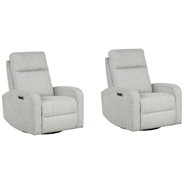 Parker Living Thriller MTHR#812GSP-2-NBM Natural Beauty Multi Power Swivel Glider Recliner Two Pack IMAGE 1