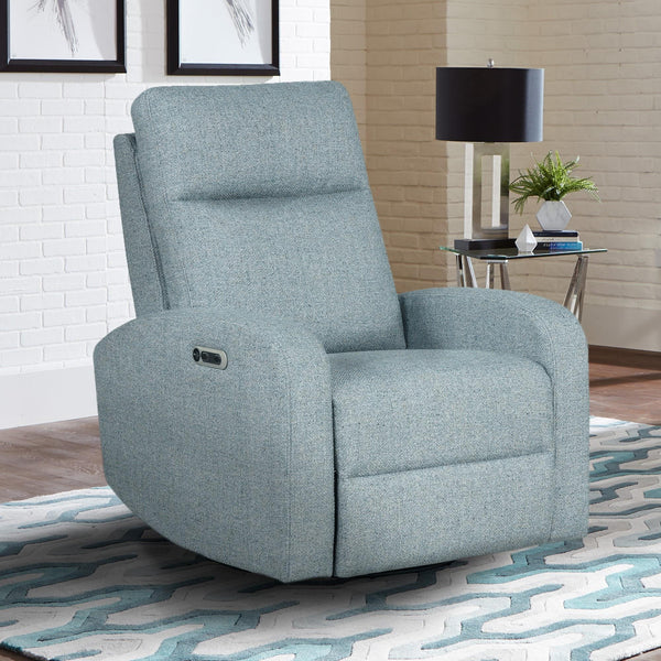 Parker Living Thriller MTHR#812GSP-NBB Natural Beauty Blue Power Swivel Glider Recliner IMAGE 1