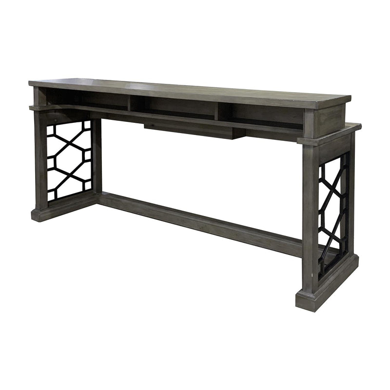 Parker House Furniture Sundance SUN-4PC-01-06-09-SGR Smokey Grey Cocktail Table with 2 Chairside Tables and Console Table IMAGE 4