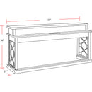 Parker House Furniture Sundance SUN-7PC-01-02-09-4-SGR Smokey Grey Cocktail Table with 2 End Tables and Console Table with 3 Stools IMAGE 13