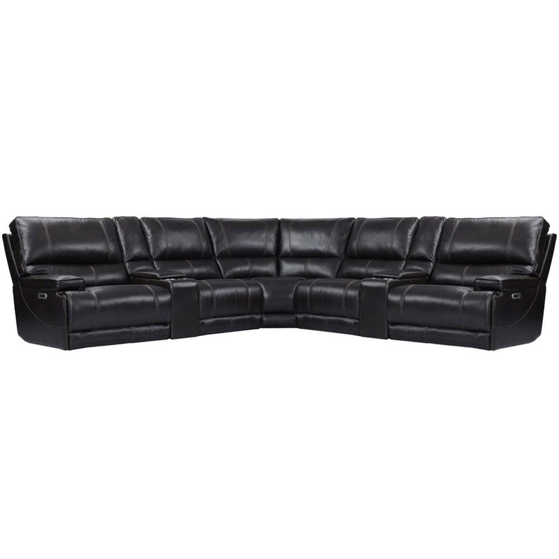 Parker Living Whitman MWHI-PACKT7(H)-P50-VCO Verona Coffee - Powered By Freemotion 7 Piece Modular Power Reclining Sectional with Power Adjustable Headrests IMAGE 1