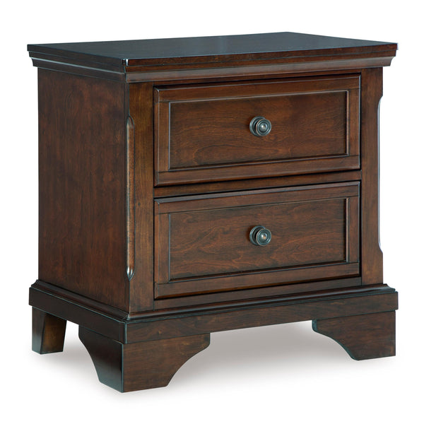 Signature Design by Ashley Trellington B716-92 Two Drawer Night Stand IMAGE 1