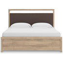 Signature Design by Ashley Kinlanni PCB1360B16 King Upholstered Platform Bed IMAGE 3