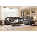  Signature Design by Ashley Bleckley PCU12000S4 5 pc Power Reclining Sectional IMAGE 4