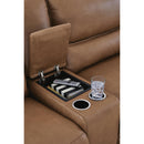  Signature Design by Ashley DeepWakes PCU62606S41 5 pc Reclining Sectional with Double Chaise and Storage Consoles IMAGE 3