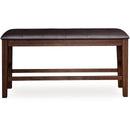  Signature Design by Ashley Haddigan D596-09 Double Counter Upholstered Bench IMAGE 2