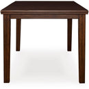  Signature Design by Ashley Haddigan D596-32 Dining Room Counter Butterfly Extension Table IMAGE 4