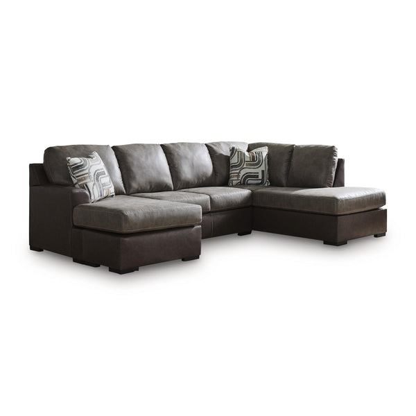  Signature Design by Ashley Castille Way PC62703S5 2 pc Sleeper Sectional with Chaise IMAGE 1