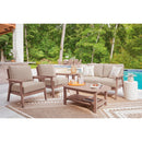  Signature Design by Ashley Grover Beach PCP422-700 Oval Cocktail Table IMAGE 5