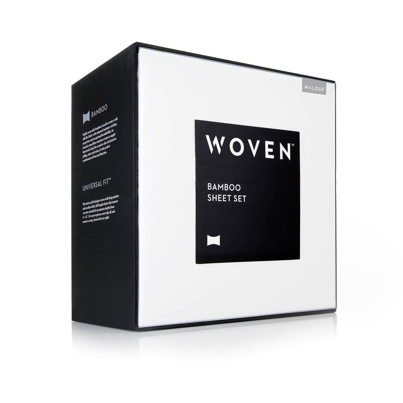  Malouf Rayon Bamboo Bed Sheet Set - Ash (Split Head Queen) IMAGE 6