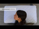  Malouf Shoulder Zoned Dough® + Lavender Queen Bed Pillow ZZQQSCMPASZL EXTERNAL_VIDEO 1